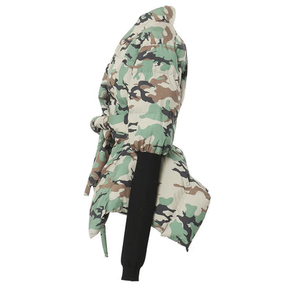 Camo Puffer Coat