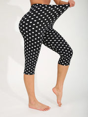 Polka Dot Capri Leggings
