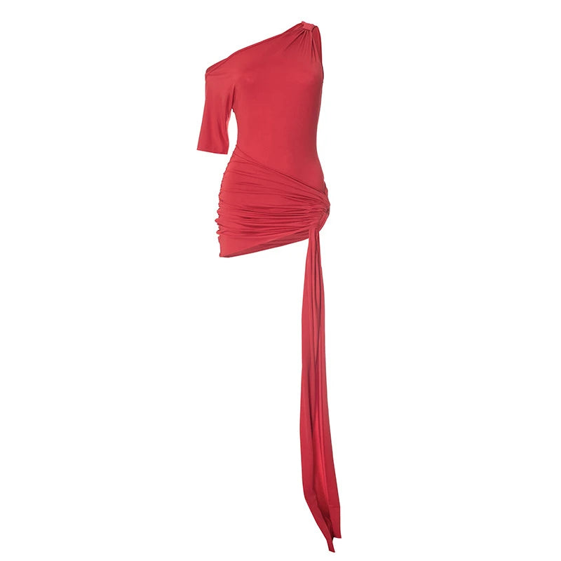 Ribbon Mini Dress