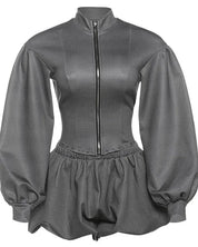 Pinstripe 2 Piece Skirt Set