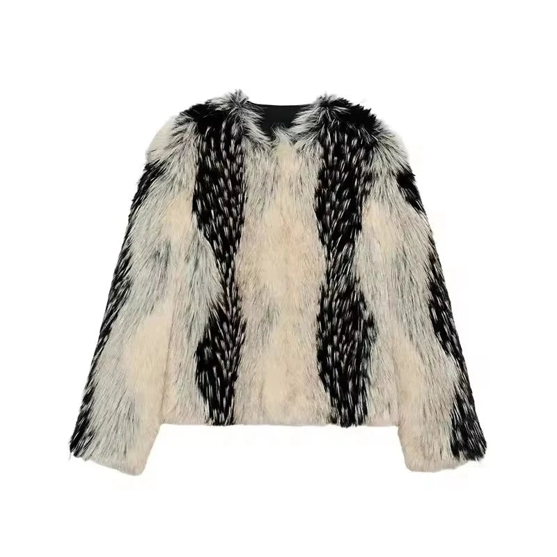 Chic Faux Fur Jacket