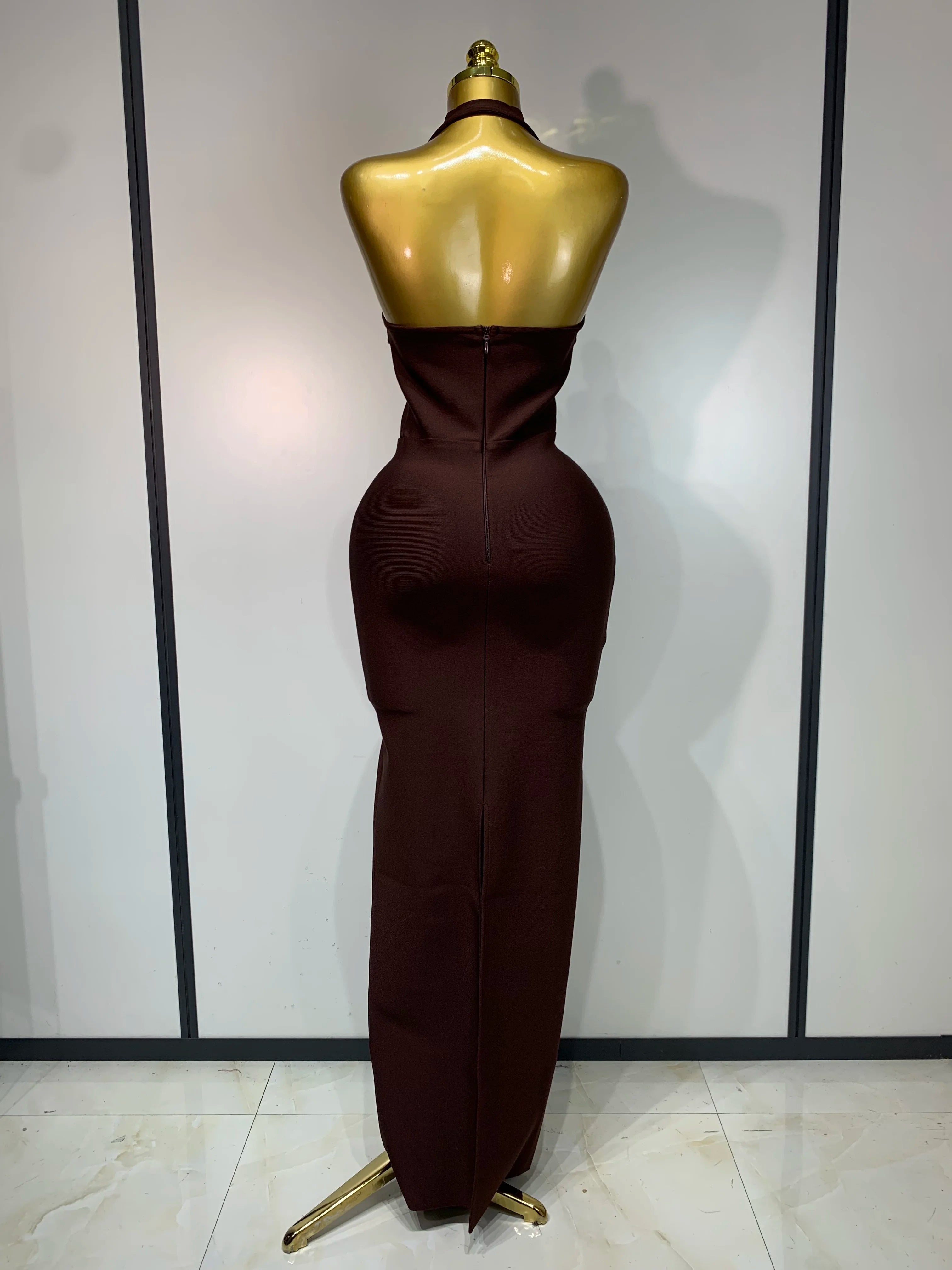 Halter Neck Bandage Dress