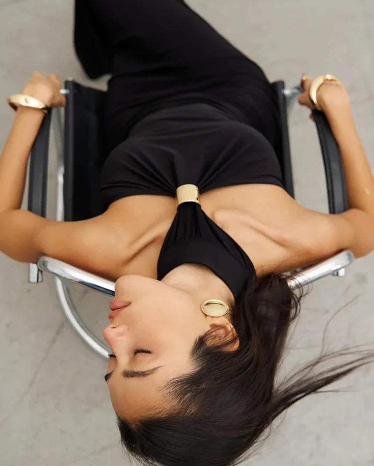 Metal Knots Maxi Dress