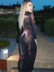 Silhoutte Maxi Dress