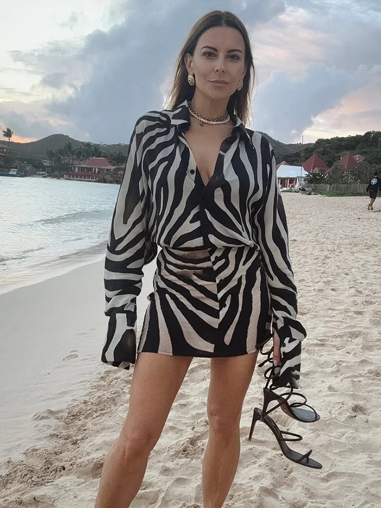 Wild Thoughts Button Down Dress