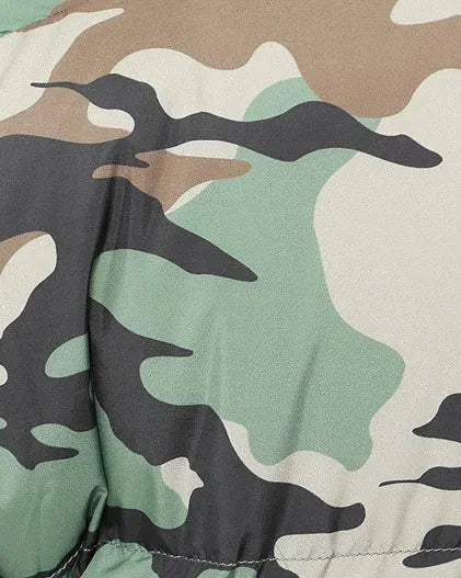 Camo Puffer Coat