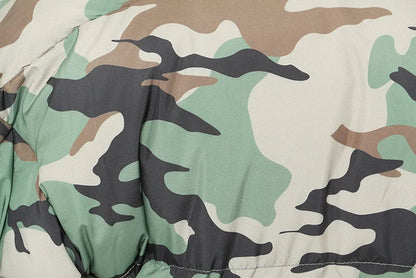 Camo Puffer Coat