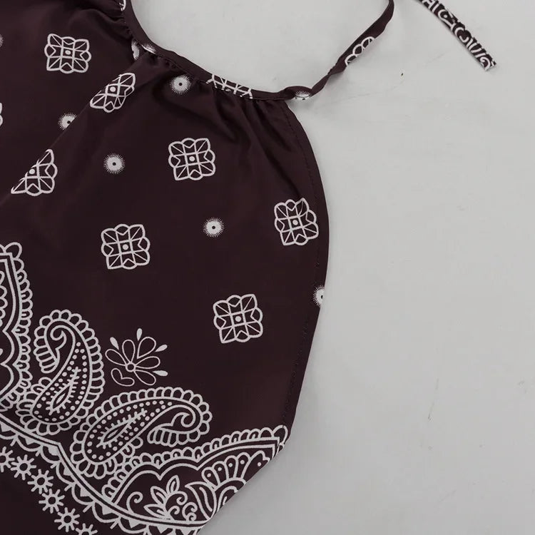 Vintage Bandana Skirt Set
