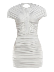 Olivia Ruched Mini Dress