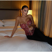 Rouge Lace Corset