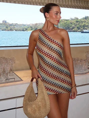 Mimi One Shoulder Mini Dress