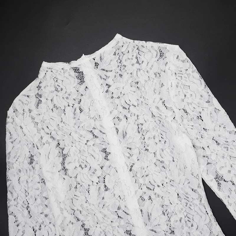 Lace Jacquard Jumpsuit