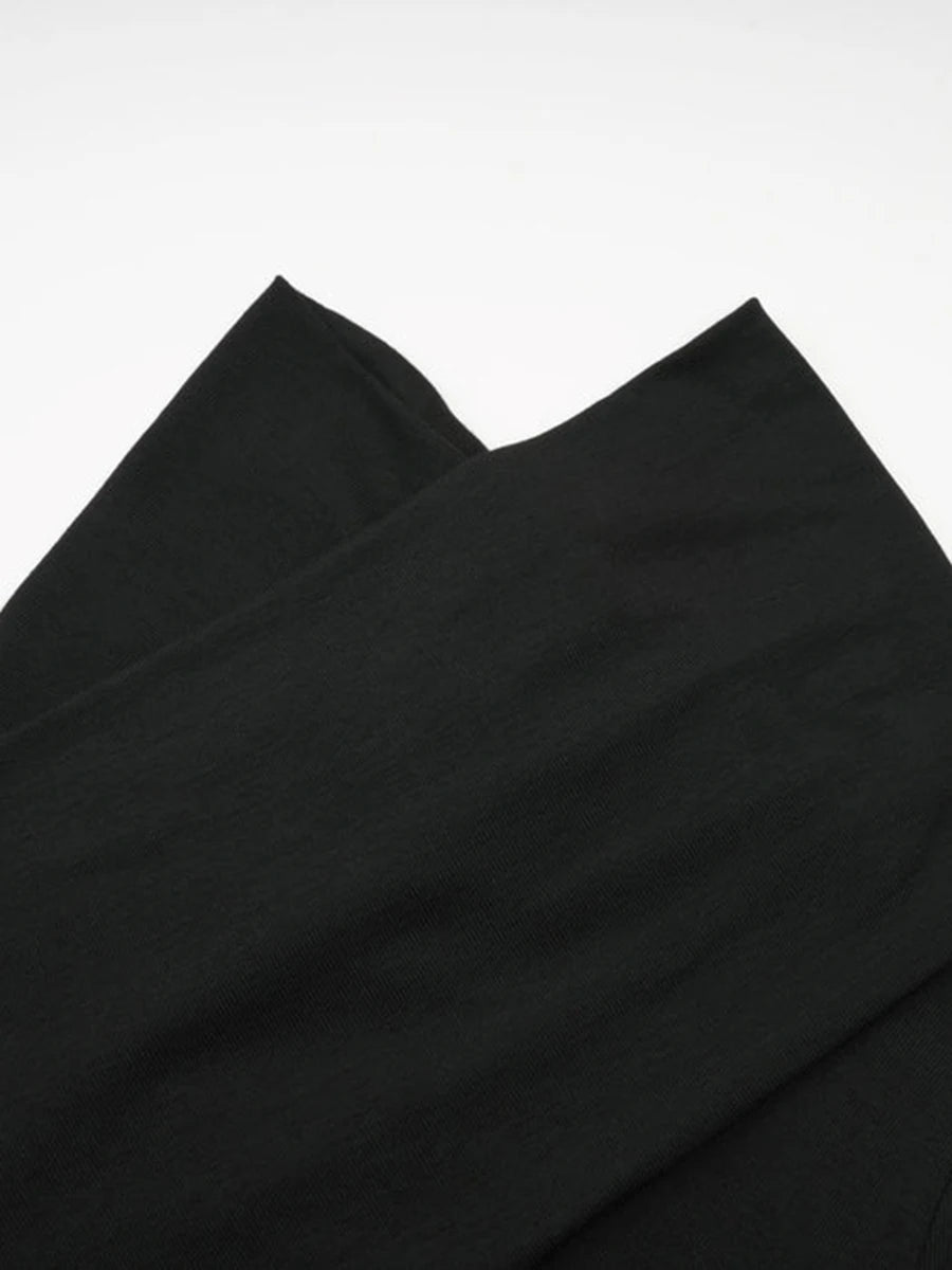 Criss Cross High Neck Knit Top