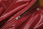 Rouge Faux Leather Set