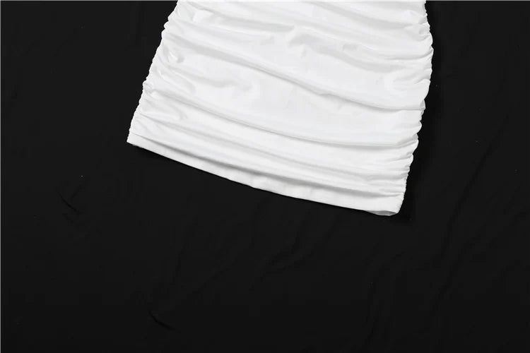 Olivia Ruched Mini Dress