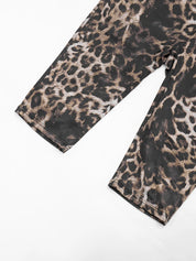Leopard Print Capri Jumpsuit