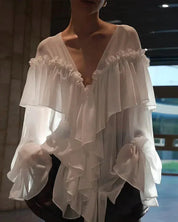Charlotte Ruffle Blouse
