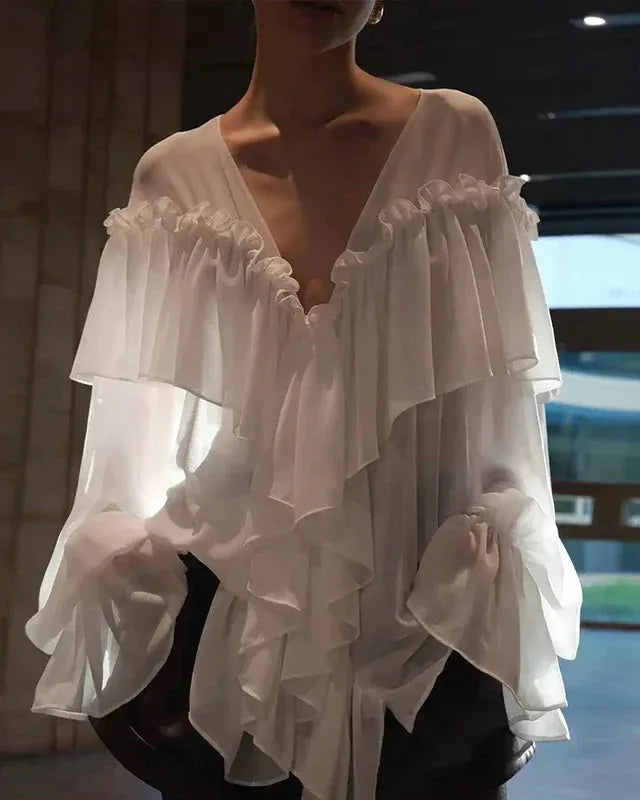 Charlotte Ruffle Blouse