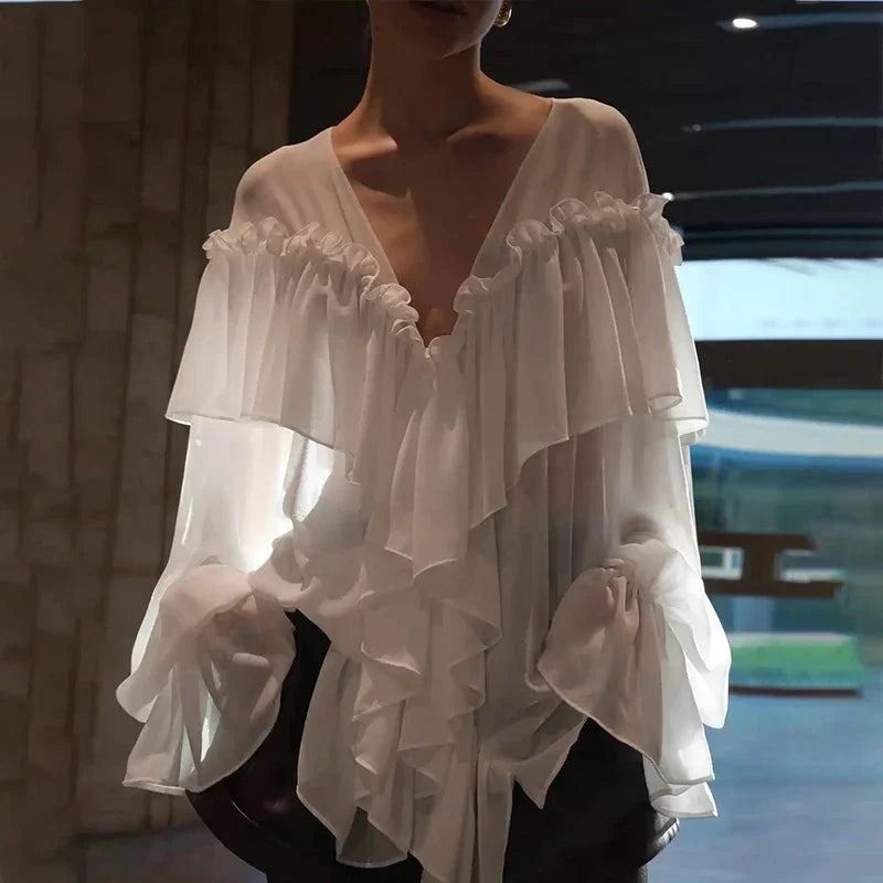 Charlotte Ruffle Blouse