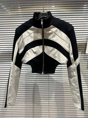 Black And White Contrast Jacket