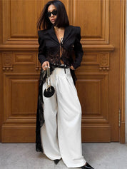 Lace Embroidered Blazer