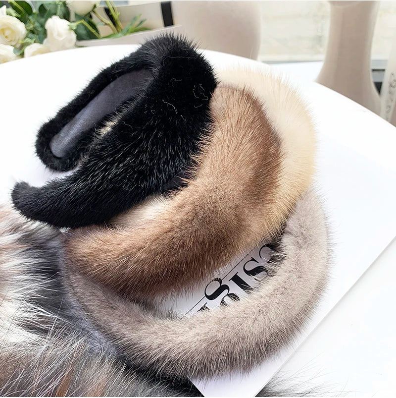 Luxury Mink Fur Headband