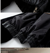 Hooded Faux Fur Jacket