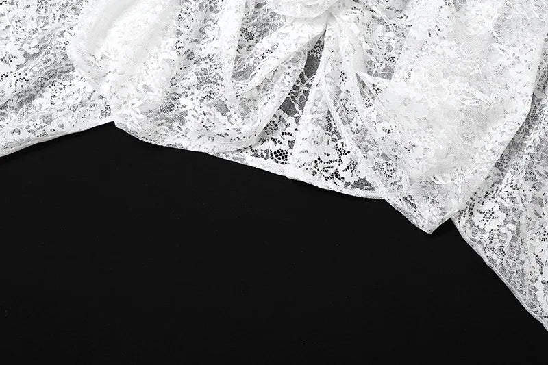 Lace Wrap Top