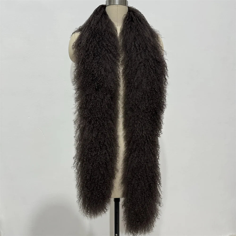 Mongolian Fur Scarf