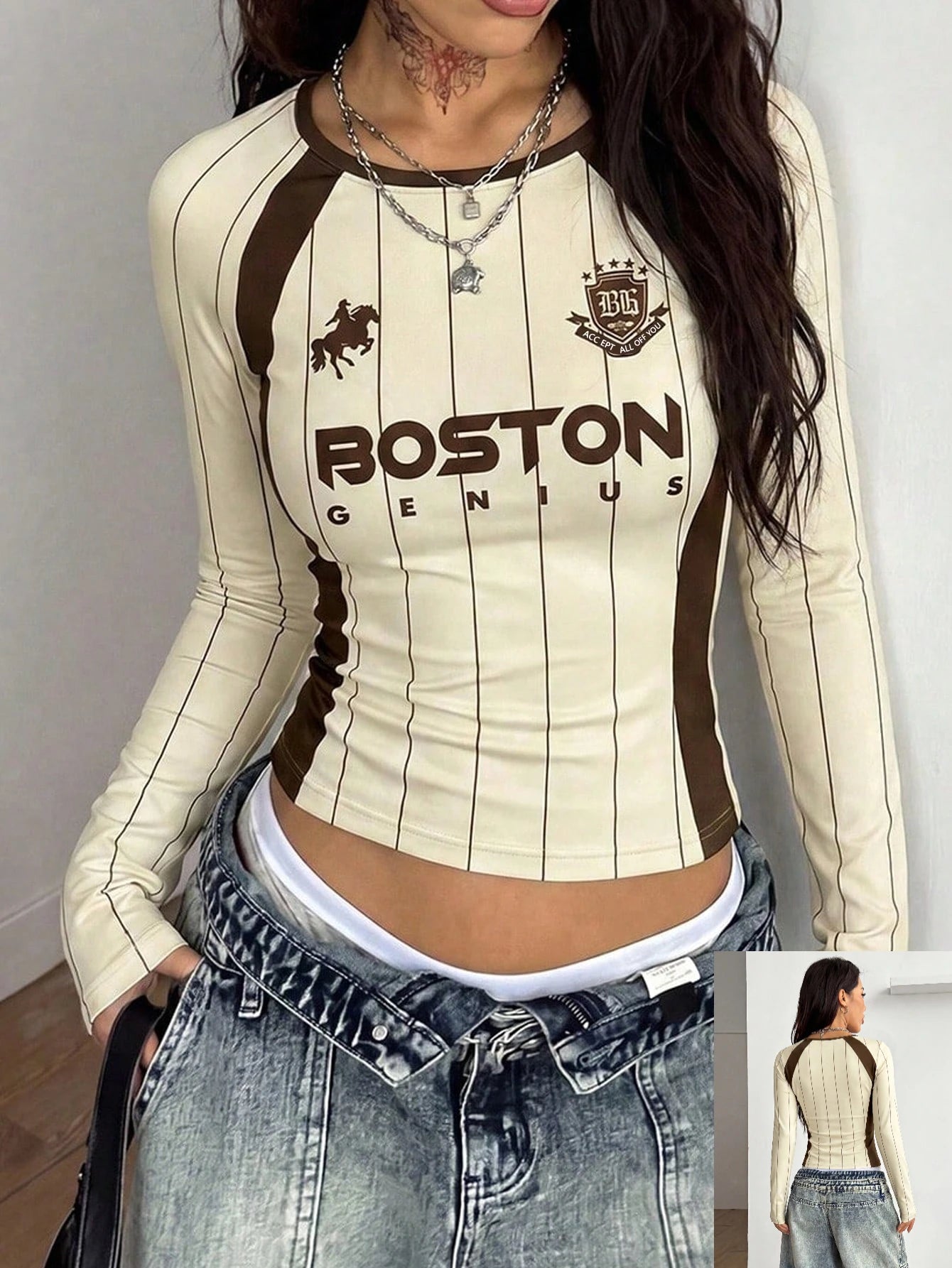 Boston Stripe Top