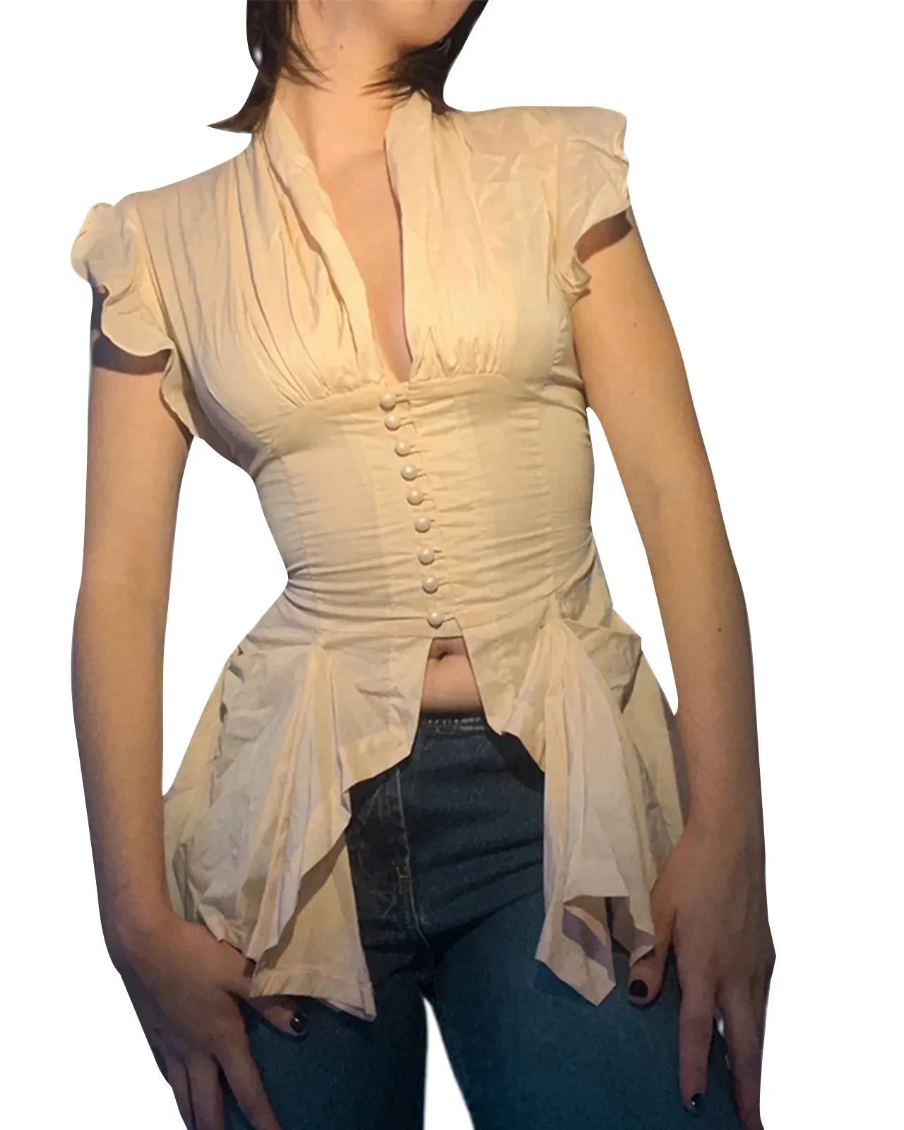 Venice Ruffle Blouse