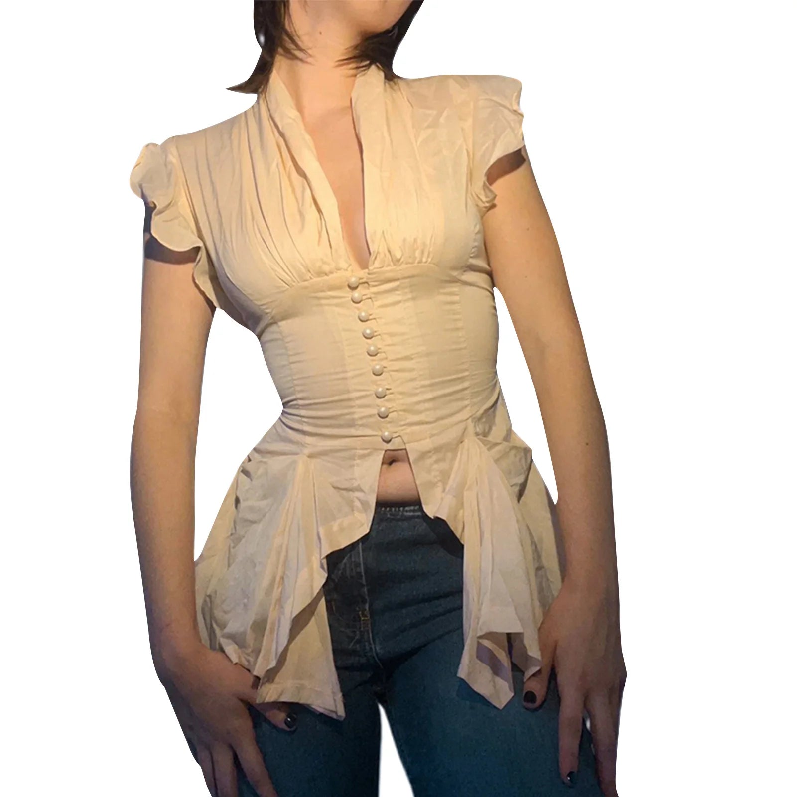Venice Ruffle Blouse