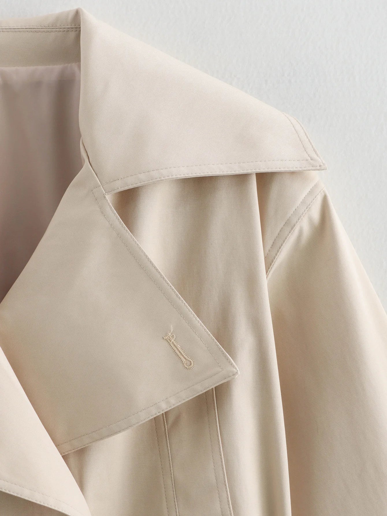 Cropped Trench Coat