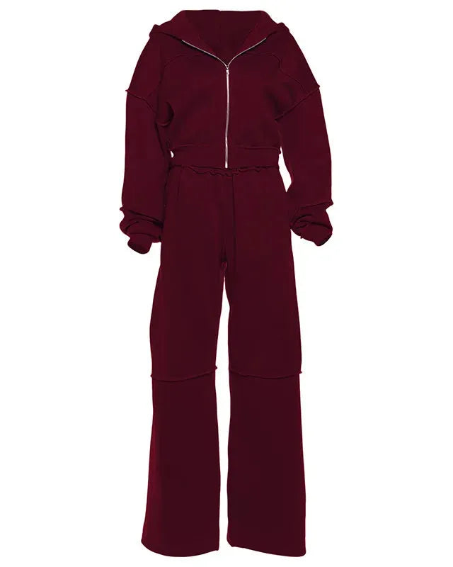 Sporty Tracksuit Set