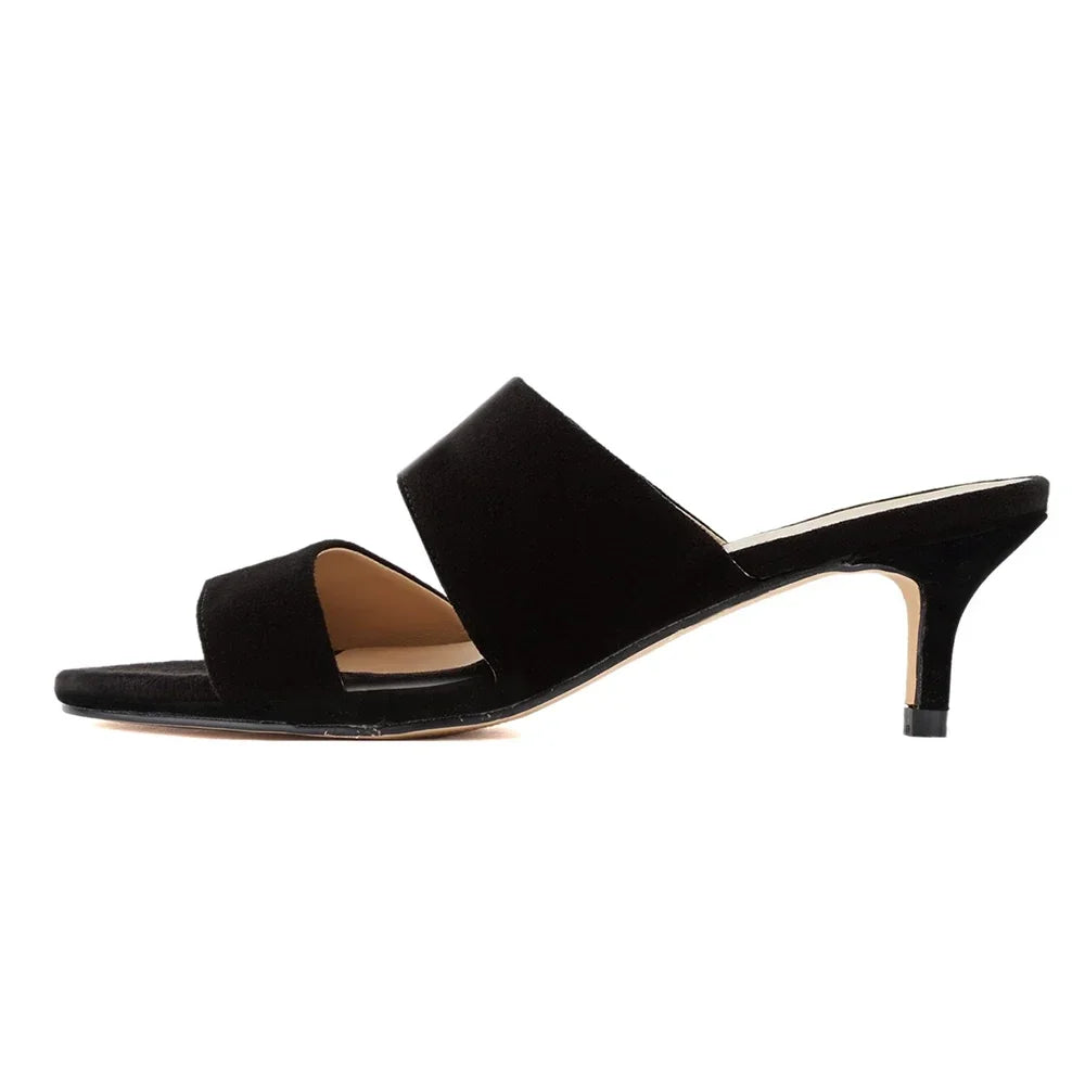 Suede Summer Mule