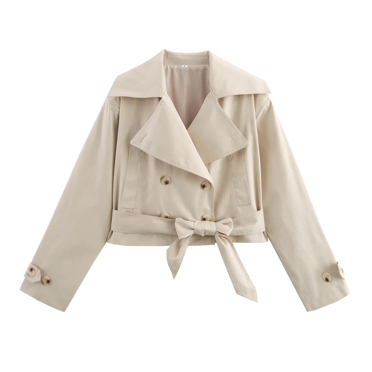 Cropped Trench Coat