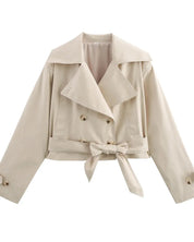Cropped Trench Coat