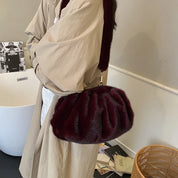 Fluffy Crossbody Faux Fur Bag