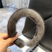 Luxury Mink Fur Headband