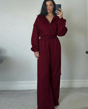 Sporty Tracksuit Set