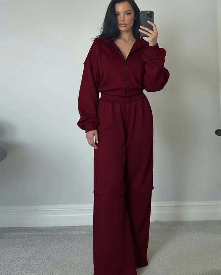 Sporty Tracksuit Set