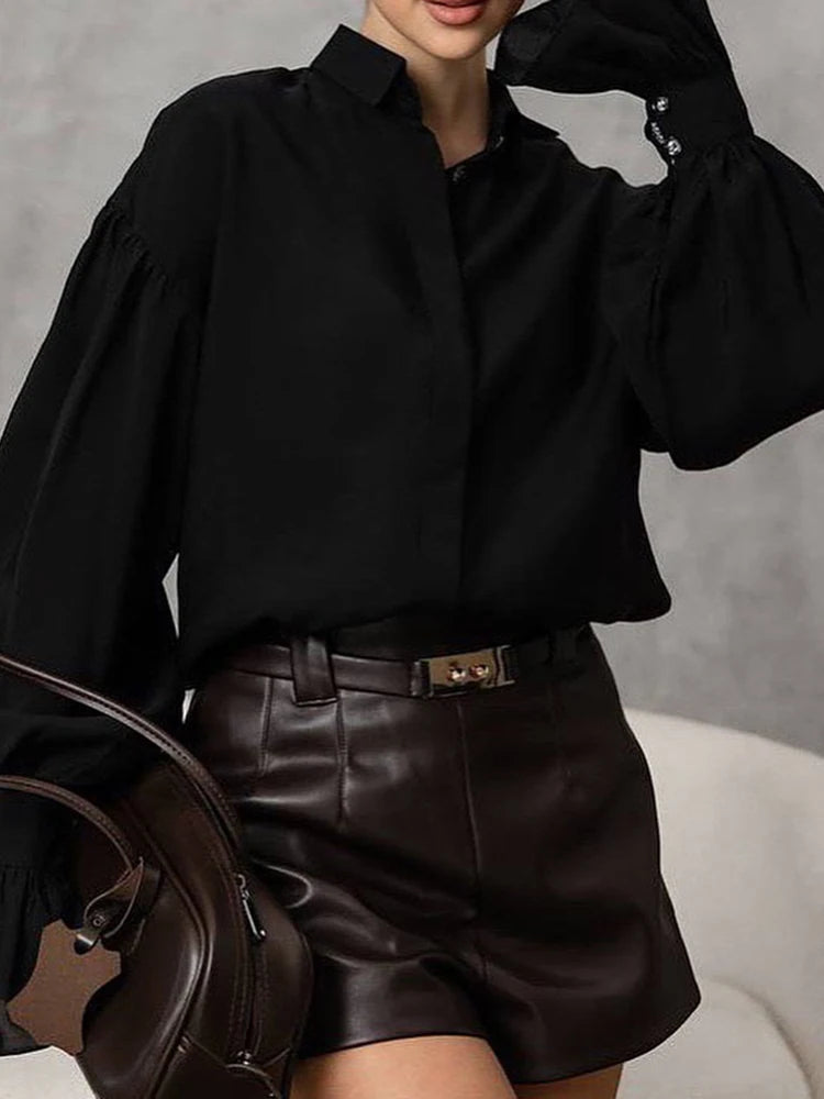 Sheer Summer Button Down Blouse