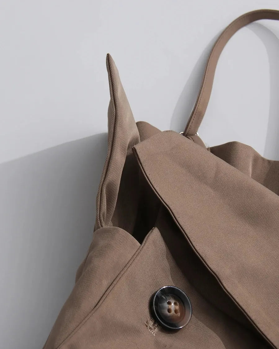 Khaki Trench Jumpsuit