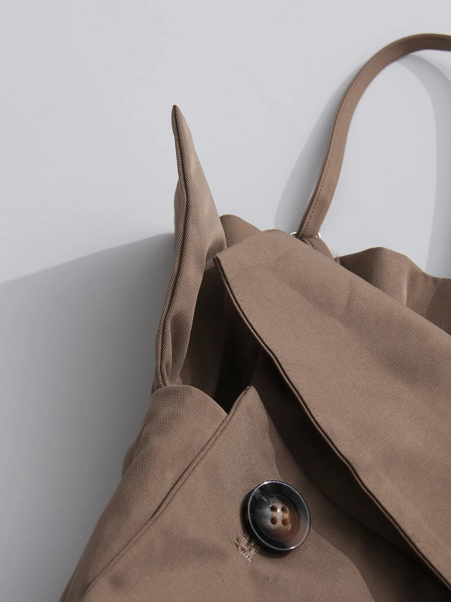 Khaki Trench Jumpsuit