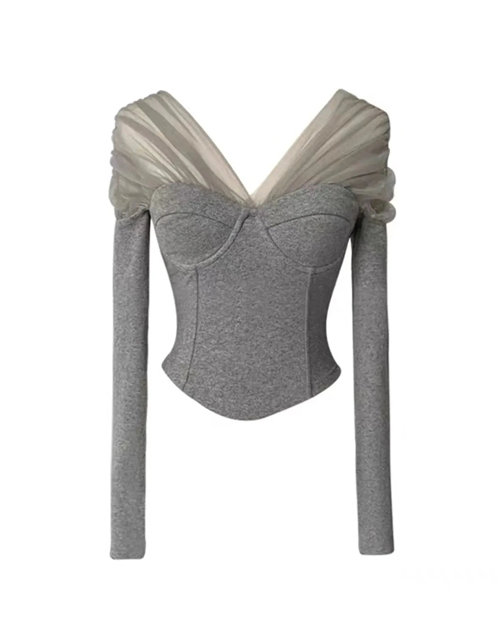 Heather Off Shoulder Top