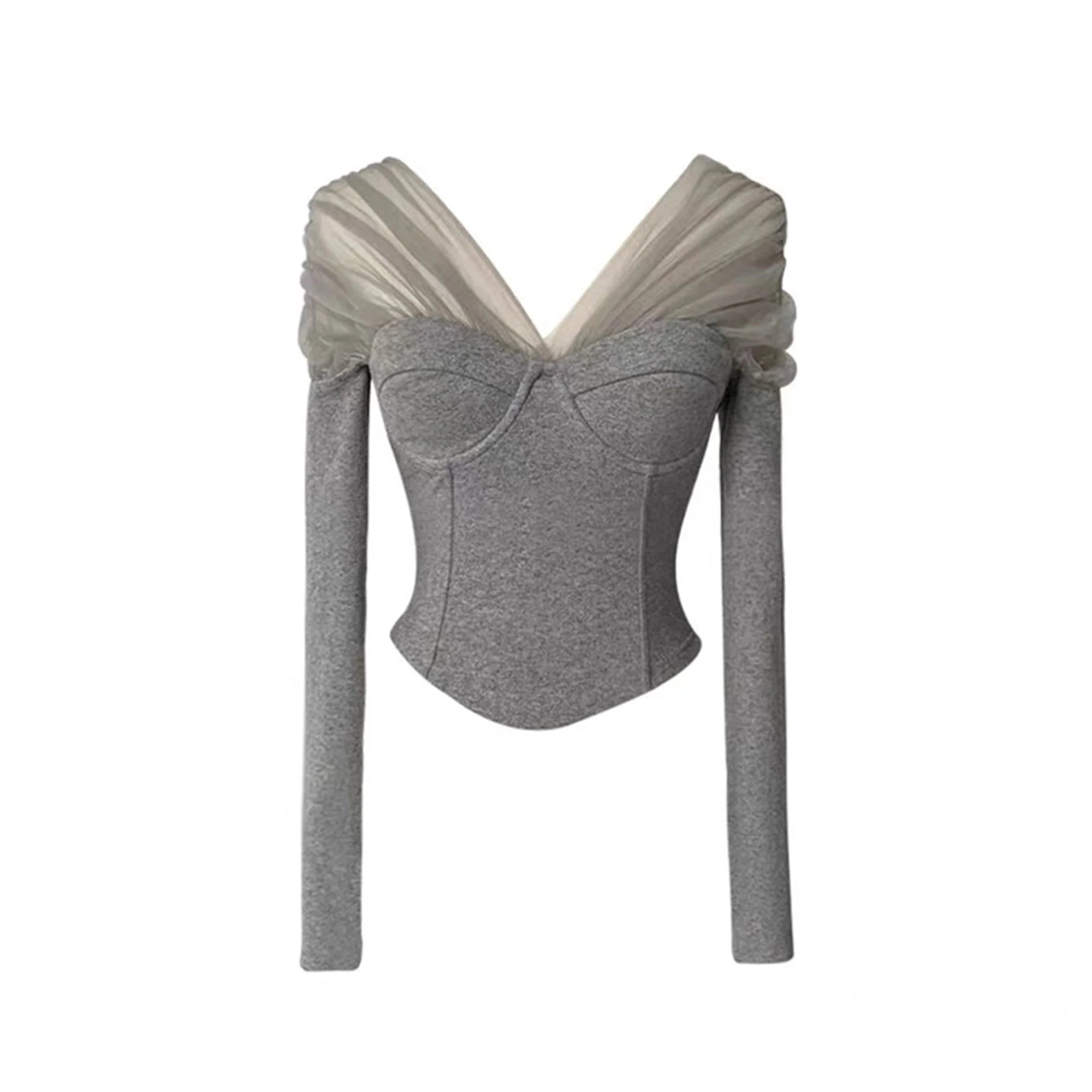 Heather Off Shoulder Top