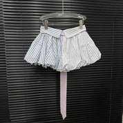 Striped Flare Skirt