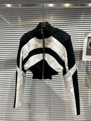 Black And White Contrast Jacket