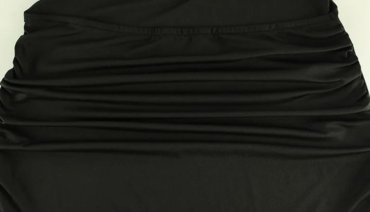 Deep V Halter Dress