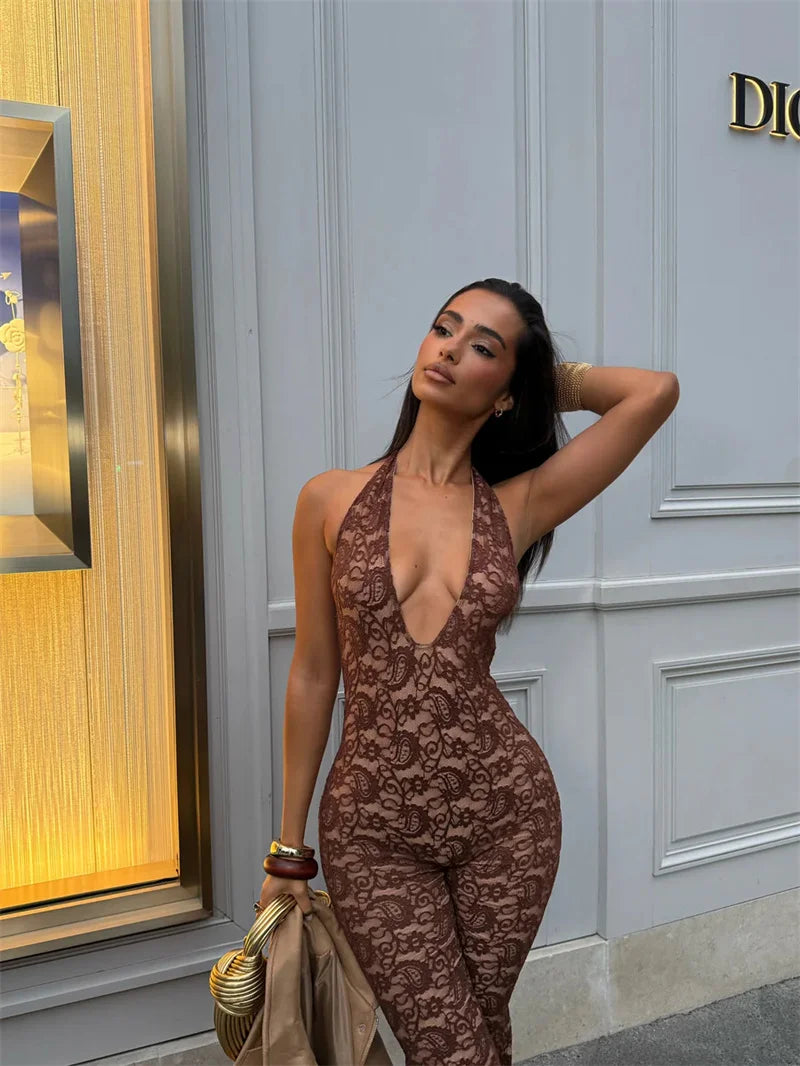 Paisley Capri Jumpsuit